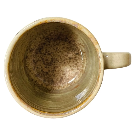 Кружка ручной работы ПинкФокс «Животный принт», бежевая, керамика, фото 3.