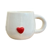 Кружка ручной работы Катя Вебер с сердечком «Мост», белая, керамика, 170 мл, превью фото 3