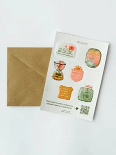 Набор 3Д стикеров на телефон ZEN HOME «Улыбка», объёмный