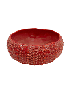 Глубокая тарелка морской ёж ручной работы VELES «Поцелуй Арвен», фарфор, 350 мл