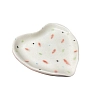 Блюдце ручной работы Катя Вебер Сердечко с узором , светло-бежевая, керамика, 7 см, превью фото 2