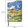 Блокнот «Van Gogh» в клетку, А5, 80 листов, зелёный, превью фото 2
