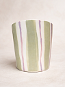 Стакан ручной работы «Полосы», полуфарфор, 500 мл, превью фото 1
