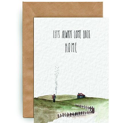 Открытка «Let's always come back home», фото 2.