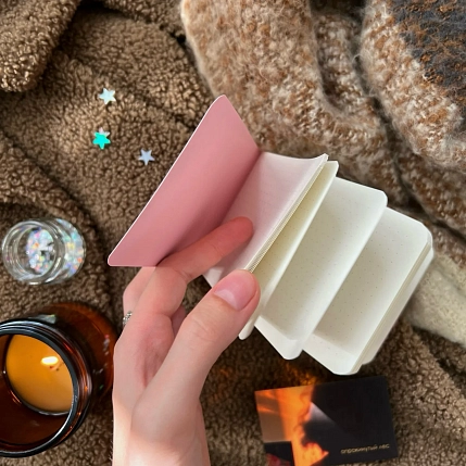 Блокнот «Теплота» в точку, 12 х 8,5 см, 30 листов, серый, фото 5.