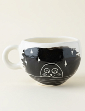 Кружка ручной работы Мастерская Виктории Нор «Нерпа», керамика, 180 мл