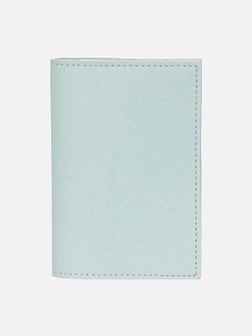 Обложка органайзер для паспорта Kokosina bags, натуральная кожа, голубой