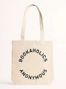 Сумка шоппер «Bookaholics anonymous», белый, превью фото 1