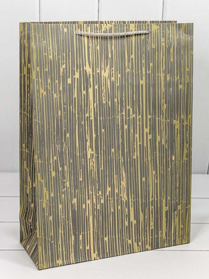 Пакет подарочный «Полосы», 32х45 см, фото 4.