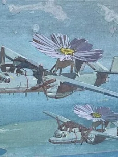 Обложка на студенческий билет Василий Аникин «Flowers Victory», экокожа