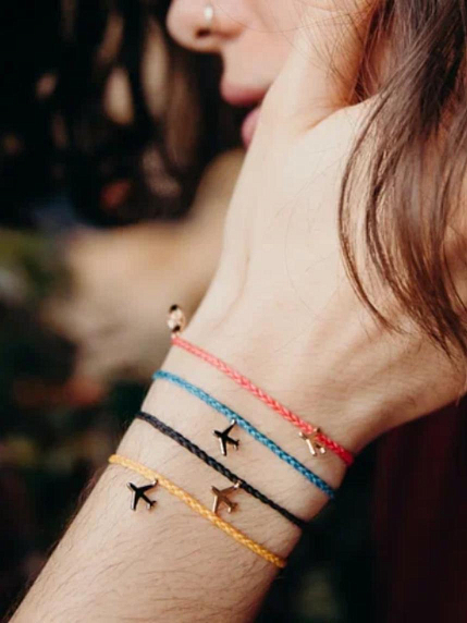 Браслет WAF WAF «Самолет», желтый, фото 5.