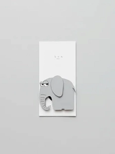 Бирка для подарка ВОЕ «Слоник», на прищепке, 5 см