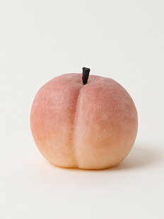 Свеча ручной работы «Персик»