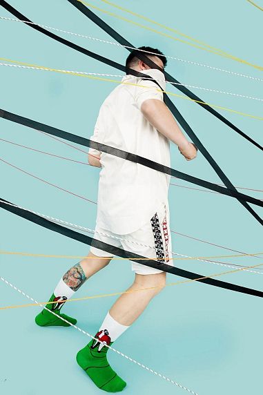 Носки «На сенокосе», р-р 38-41, зелёные, фото 4.