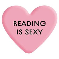 3Д Стикер на телефон «Reading is sexy», объёмный, розовый