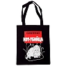 Сумка шоппер Barking Store «Камышовый кот-убийца», чёрный, превью фото 1