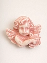 Брошь ручной работы Elizabeth Madar Ангел, розовая, керамика, превью фото 1