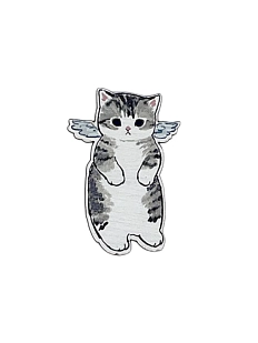 Брошь «Кот-ангел»