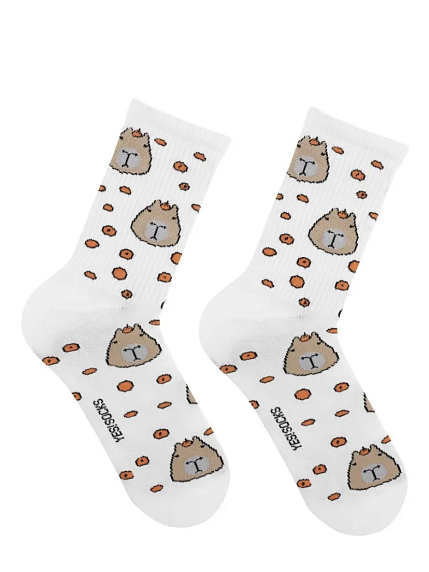 Носки «Капибара с Мандаринками», р-р 35-40, фото 3.