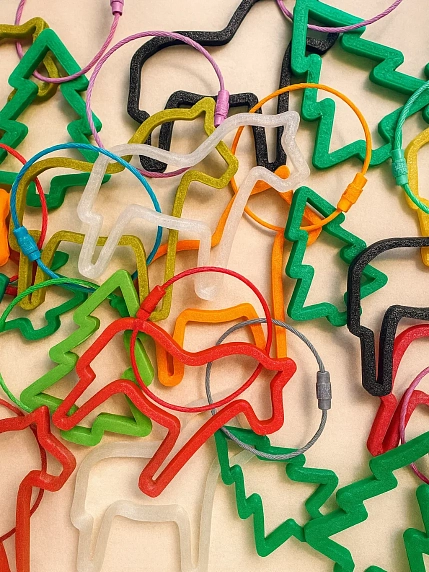 Брелок, обвес на сумку DARI DARI «Лошадка», белый, 6 см, фото 4.