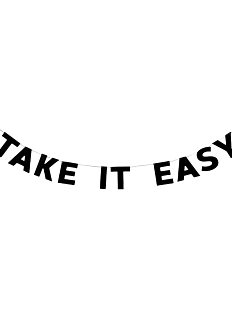Гирлянда «TAKE IT EASY»