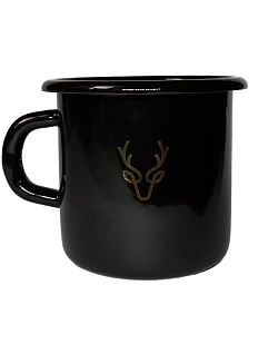 Эмалированная кружка Магтрэп «‎Golden Deer», чёрная, 400 мл