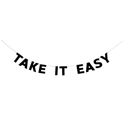 Гирлянда «TAKE IT EASY», фото 1.