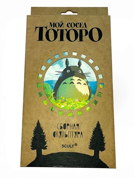 Картонный конструктор 3D «Тоторо», микро, фото 1.