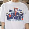 Оверсайз футболка Barking Store «Good boy for president», S, белый, превью фото 2