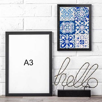 Постер интерьерный «Плитка «азулежу», А4, фото 3.