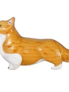 Брошь «Корги»