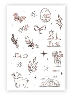 Стикерпак «Наброски», А6