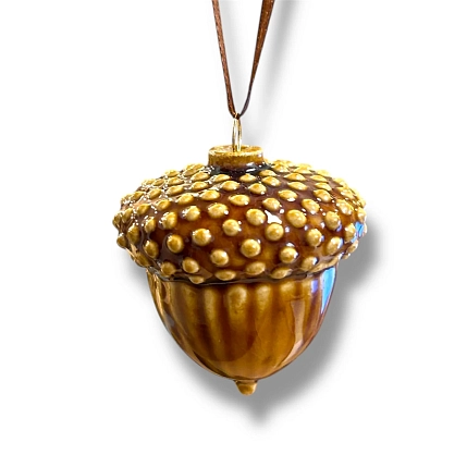 Керамическая подвеска интерьерная «Жёлудь», в ассортименте, фото 1.