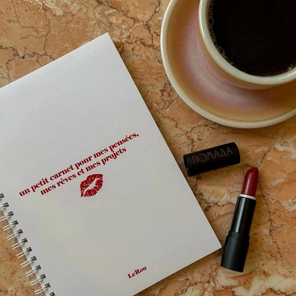 Блокнот ЛеРу «Un petit carnet» на пружине, А5, 50 листов, белый, фото 3.