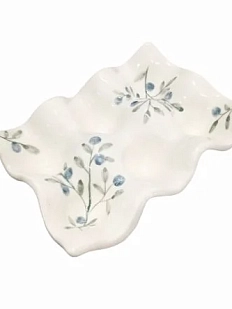 Подставка под яйца ручной работы Верба керамика «Черника», керамика