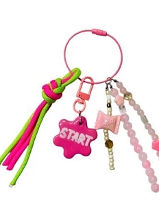 Обвес брелок «Start», розовый