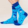 Носки «Основан в 1703 году», р-р 42-46, голубые, превью фото 1
