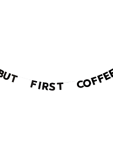 Гирлянда «BUT FIRST COFFEE»