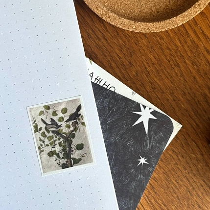 Стикерпак Апрельское утро «Зелёный», 10 х 10 см, фото 2.