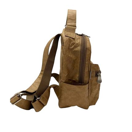Рюкзак Ranzel Bags «Nooky Kraft», крафт, тайвек, бежевый, фото 2.
