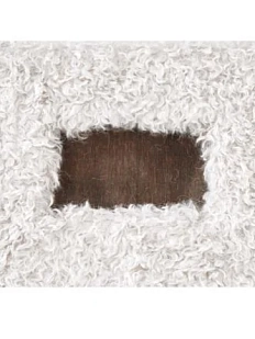 Меховая рамка для фотографий белая, 10x15 см