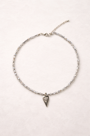 Чокер из блестящего гематита с подвеской Migette, в ассортименте, фото 9.