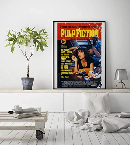 Кинопостер Криминальное чтиво / Pulp Fiction / Тарантино, A4, фото 2.