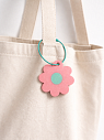 Брелок, обвес на сумку DARI DARI «Цветок №1», розовый, превью фото 5