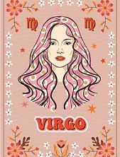 Тетрадь DARI DARI со знаком зодиака «Дева», А5, 40 листов, розовый