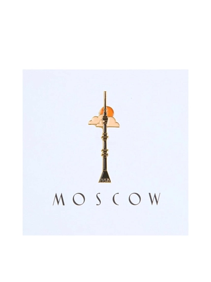 Металлический значок Heart of Moscow «Останкинская башня» серия Москва, фото 1.