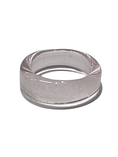 Кольцо Керко стеклянное прозрачное