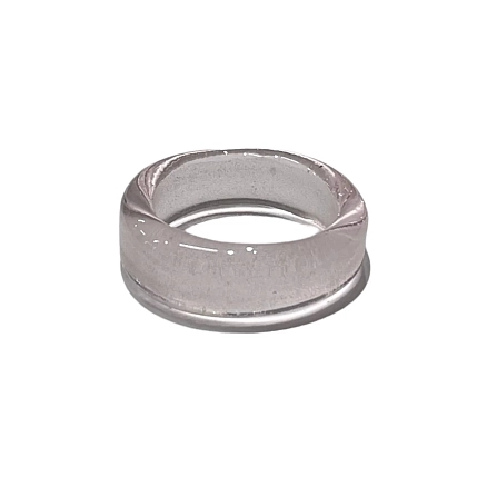 Кольцо Керко стеклянное прозрачное, фото 1.