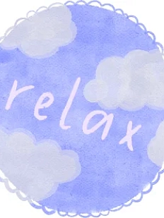 3D Стикер на телефон «Relax», объёмный, 2,5 см