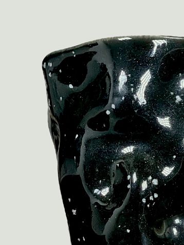 Кружка ручной работы Простые вещи «Красота», цвет Чёрный космос, керамика, 400 мл, фото 2.